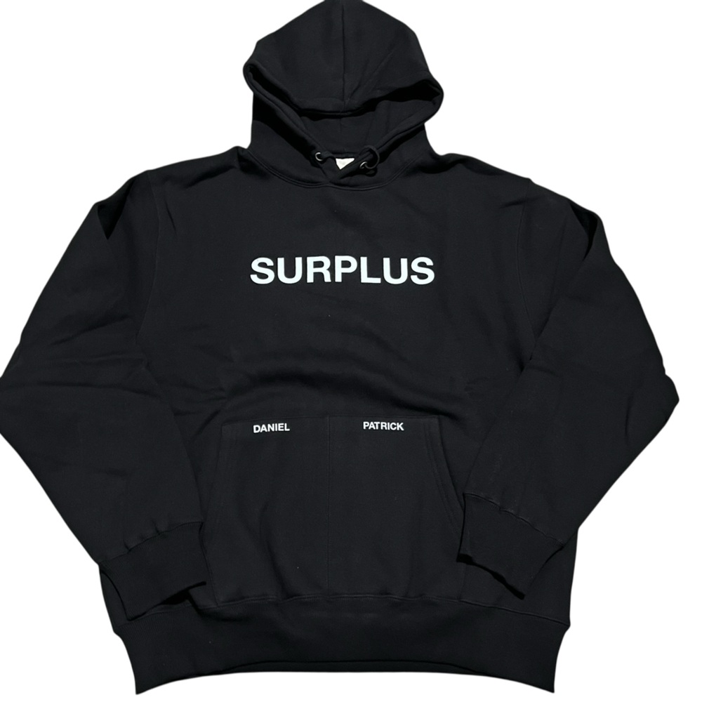 Daniel Patrick Surplus men’s graphic Hoodie black size large‎ streetwear luxury